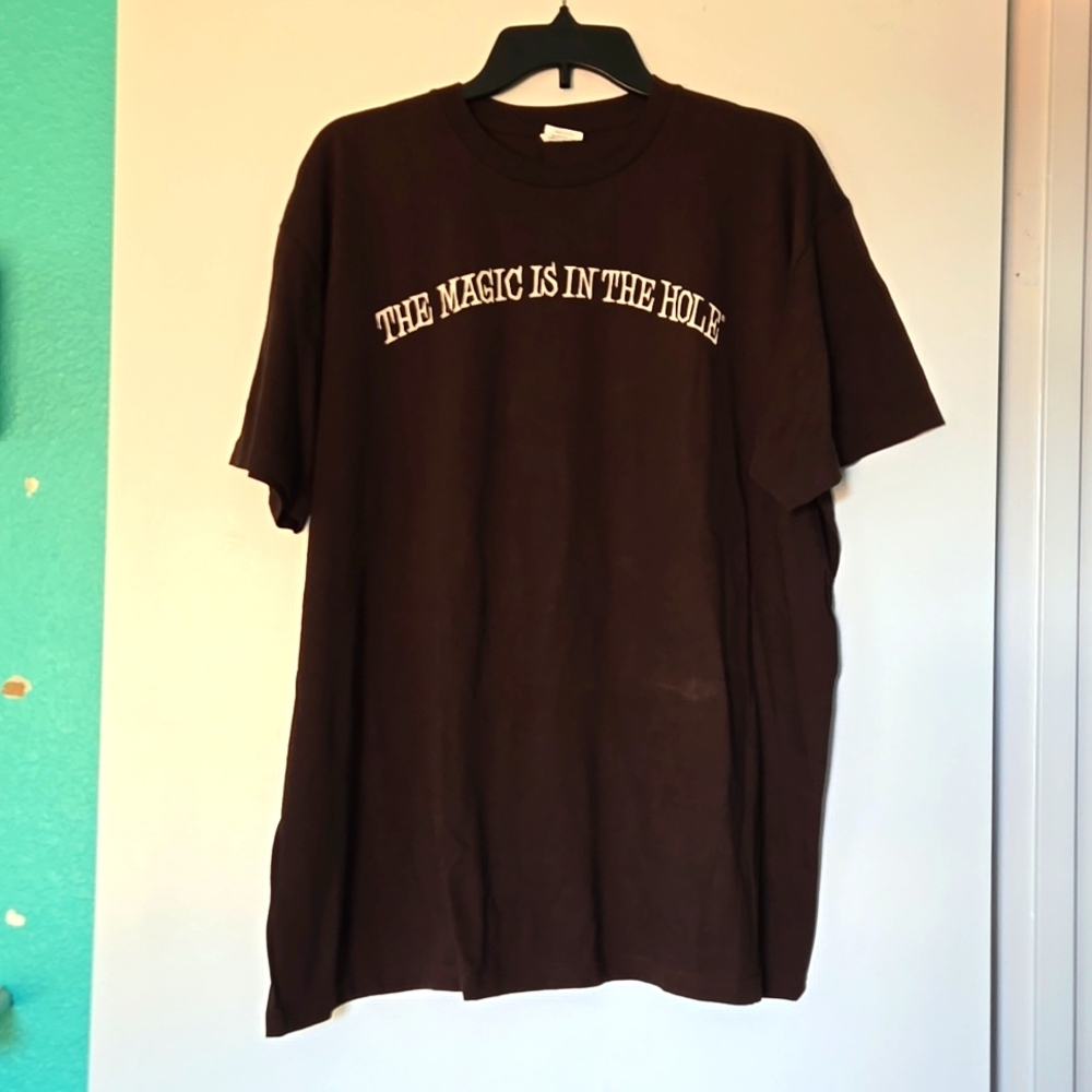 Voodoo Doughnut Brown T-shirt, size 2XL
